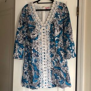NEW Lily Pulitzer Brooke V-Neck Tunic Dress (L)